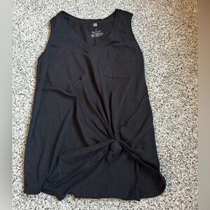 Black Sleeveless Top